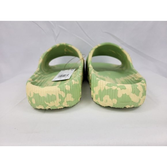 Adidas Adilette 22 'Magic Lime Desert Sand' Slides Sandals Mens Size 11 GY1597 - Picture 3 of 11
